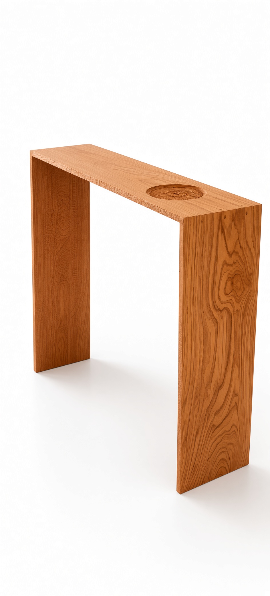 Wooden console table